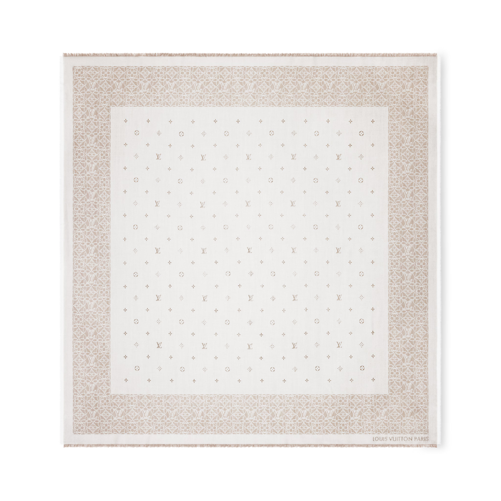 Cloudy Monogram Shawl