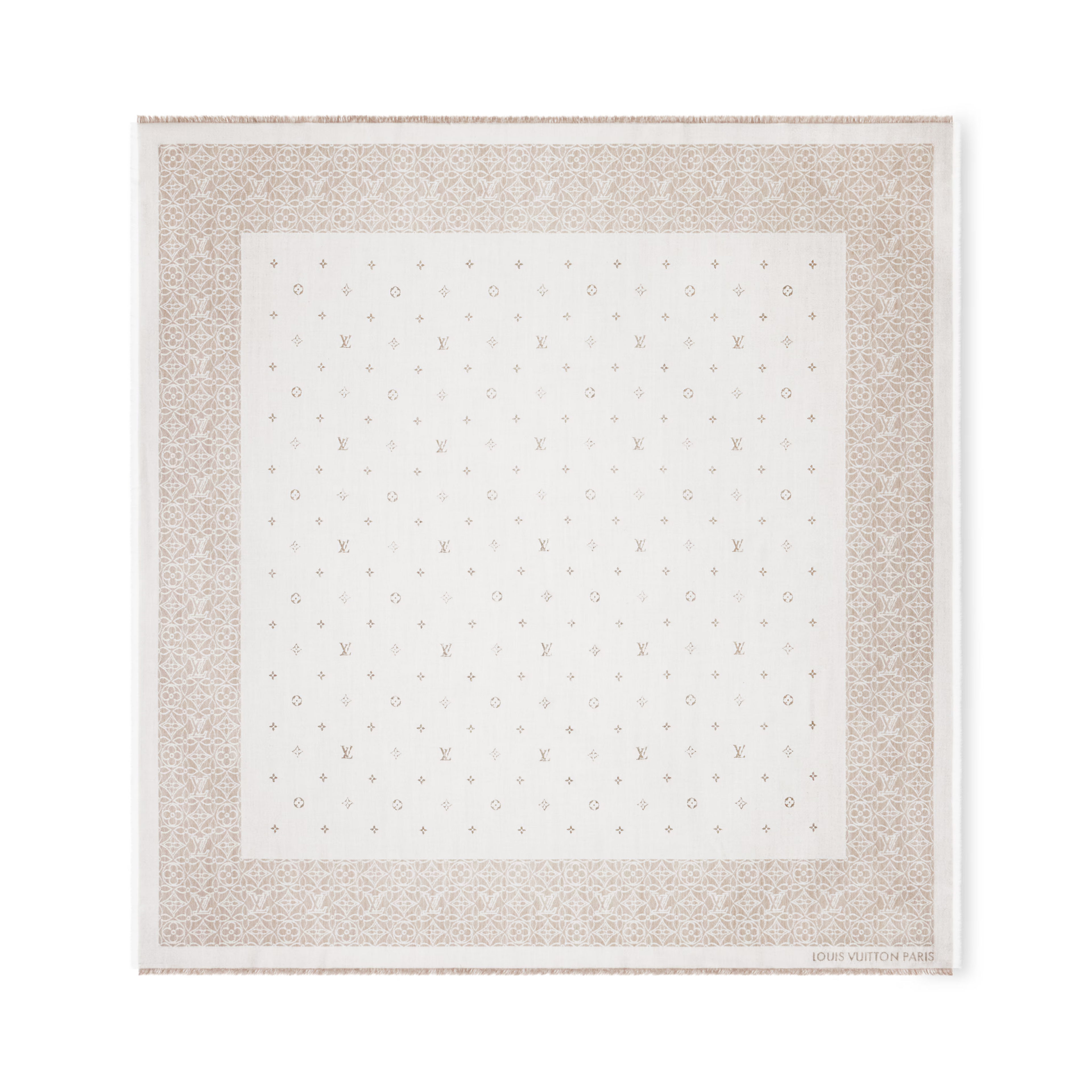 Cloudy Monogram Shawl